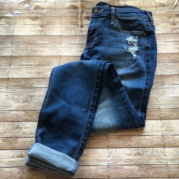 Hollister Denim - Hollister Super Skinny Light Distressed Jeans Sz 3